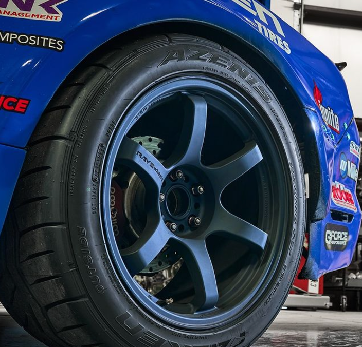 Gram Lights 57DR Overseas Limited 18X9.5 +22 5-114.3 Admiral Blue Wheel