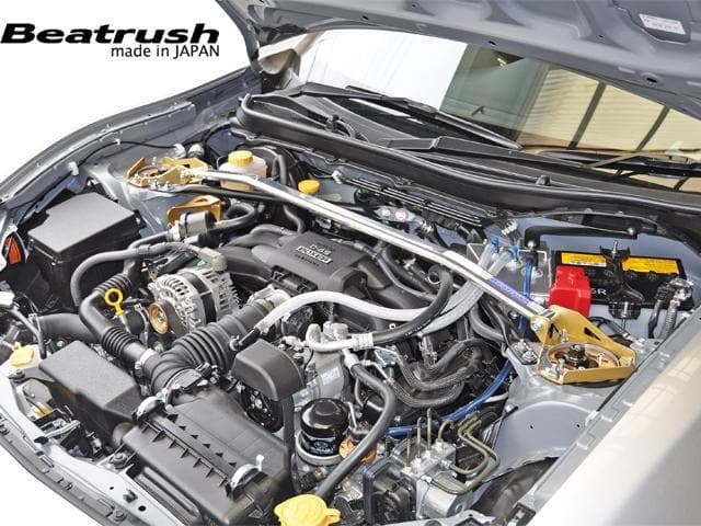 Beatrush Type-1 Front Strut Bar - Subaru BRZ & Scion FR-S